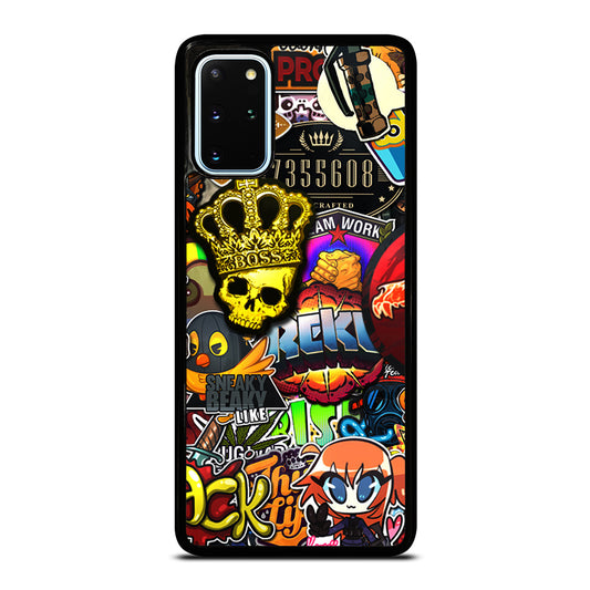 CSGO STICKER BOMB PATTERN Samsung Galaxy S20 Plus Case Cover