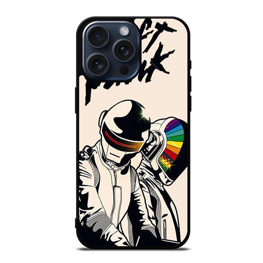 DAFT PUNK CARTOON iPhone 15 Pro Max Case Cover