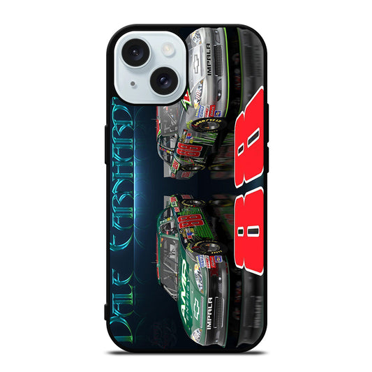 DALE EARNHARDT JR 88 NASCAR 1 iPhone 15 Case Cover
