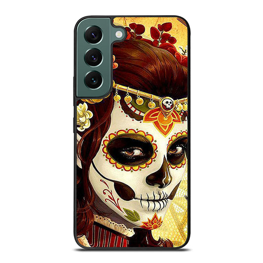 DAY OF THE DEAD ART 1 Samsung Galaxy S22 Case Cover