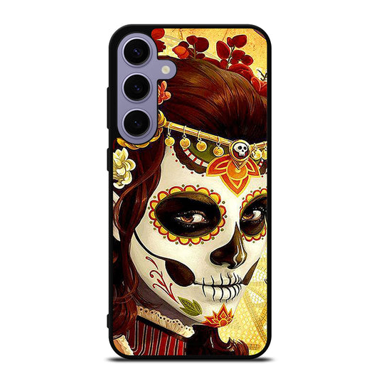 DAY OF THE DEAD ART 1 Samsung Galaxy S24 Plus Case Cover