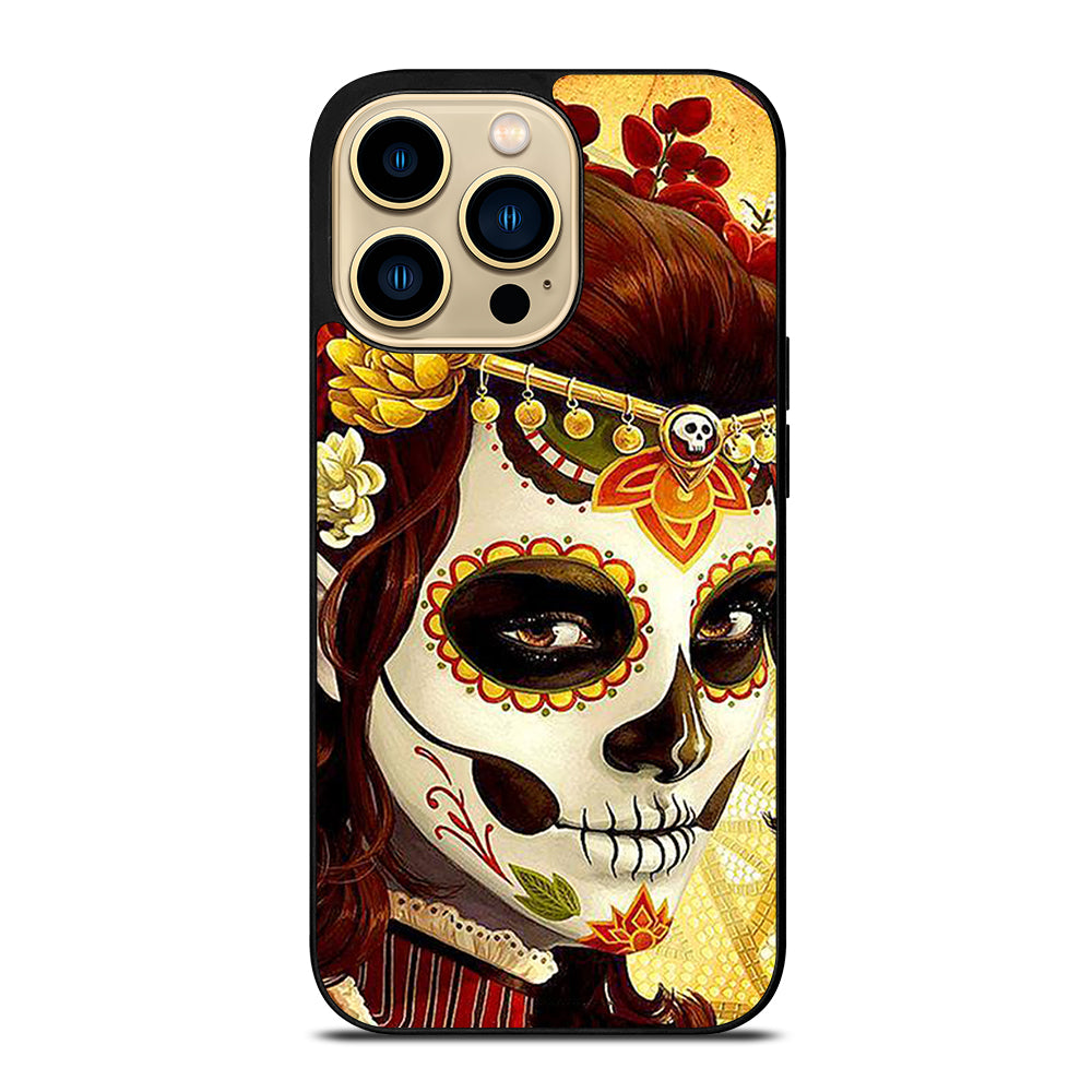 DAY OF THE DEAD ART 1 iPhone 14 Pro Max Case Cover
