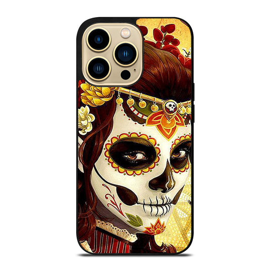 DAY OF THE DEAD ART 1 iPhone 14 Pro Max Case Cover