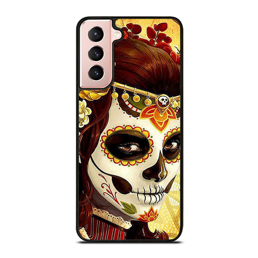 DAY OF THE DEAD ART 1 Samsung Galaxy S21 Case Cover