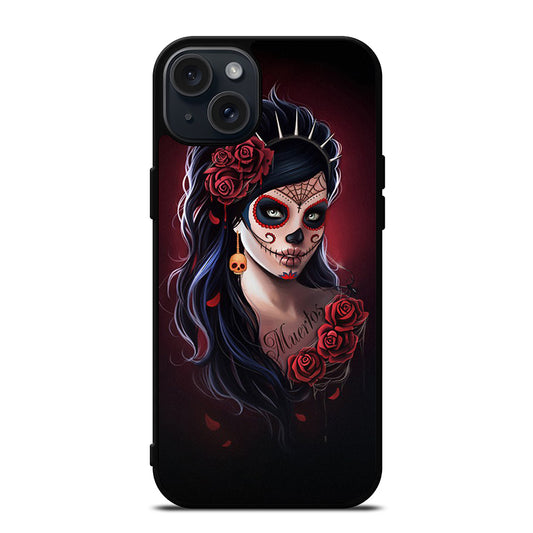 DAY OF THE DEAD ART 2 iPhone 15 Plus Case Cover
