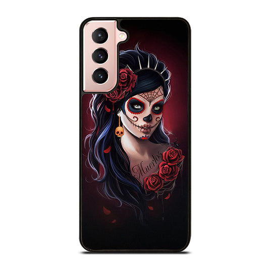 DAY OF THE DEAD ART 2 Samsung Galaxy S21 Case Cover