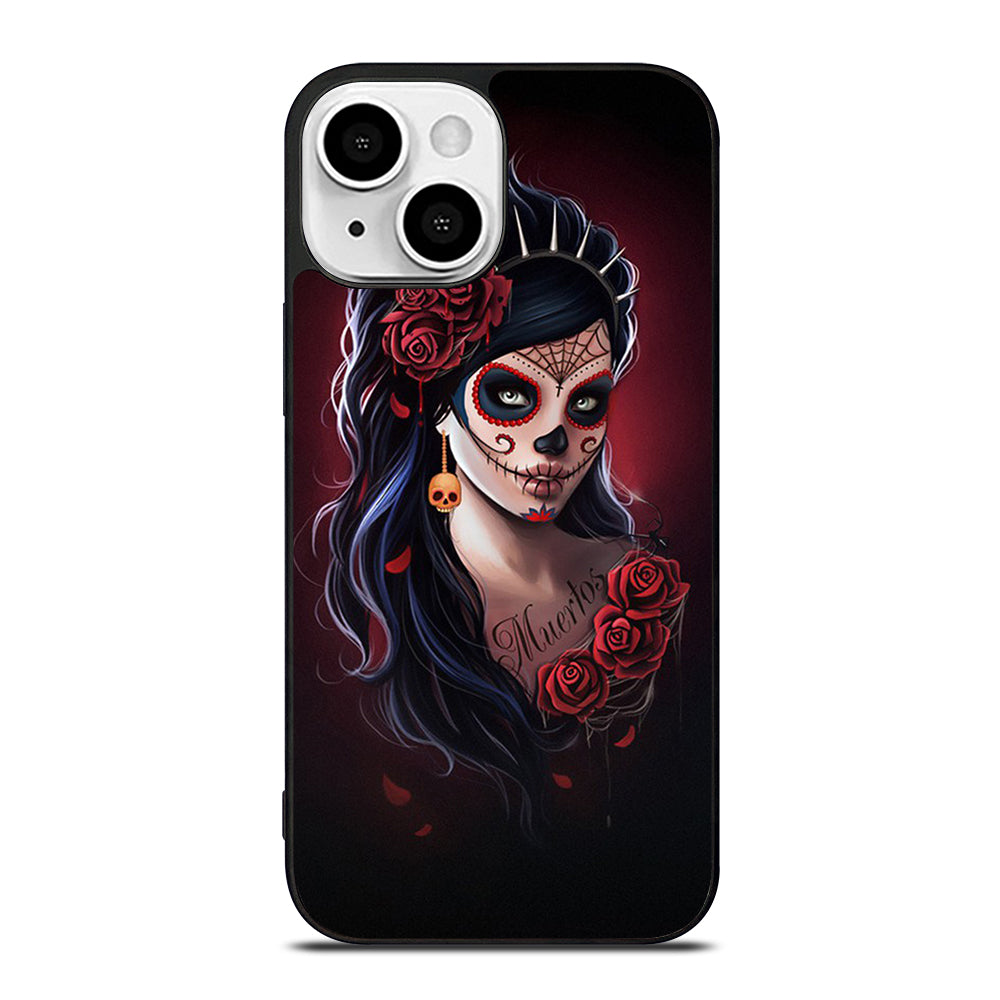 DAY OF THE DEAD ART 2 iPhone 13 Mini Case Cover