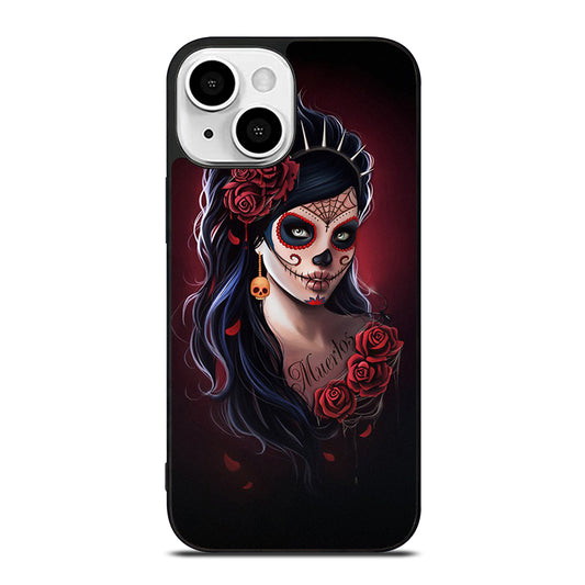 DAY OF THE DEAD ART 2 iPhone 13 Mini Case Cover
