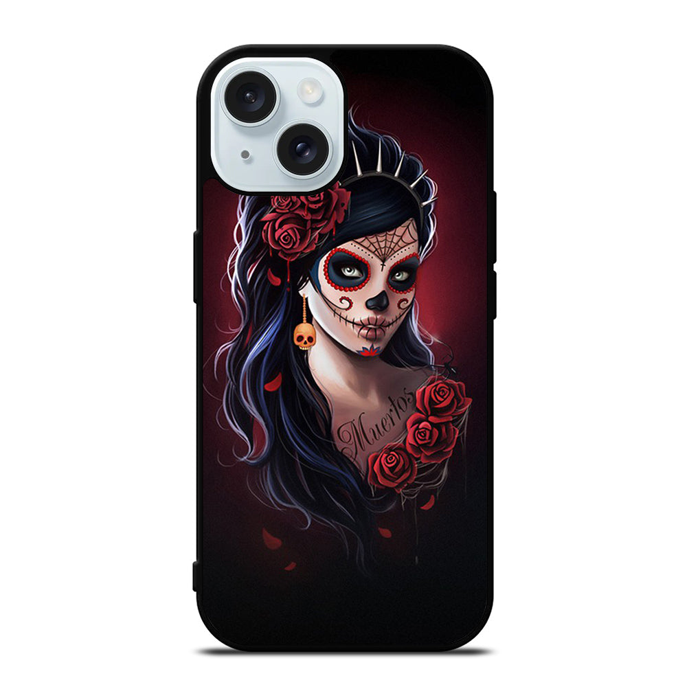 DAY OF THE DEAD ART 2 iPhone 15 Case Cover