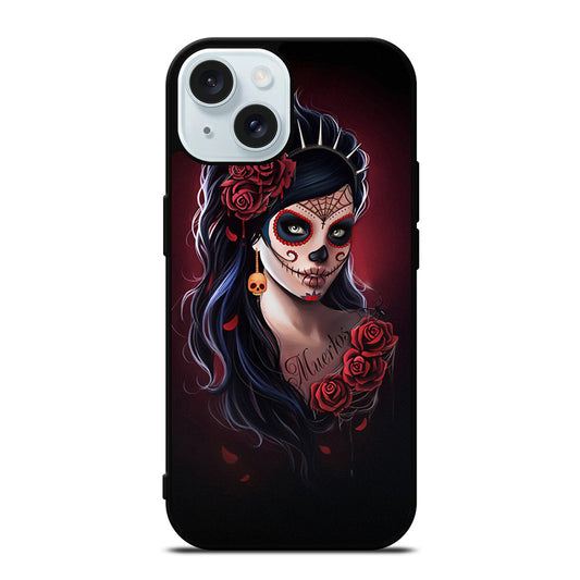 DAY OF THE DEAD ART 2 iPhone 15 Case Cover