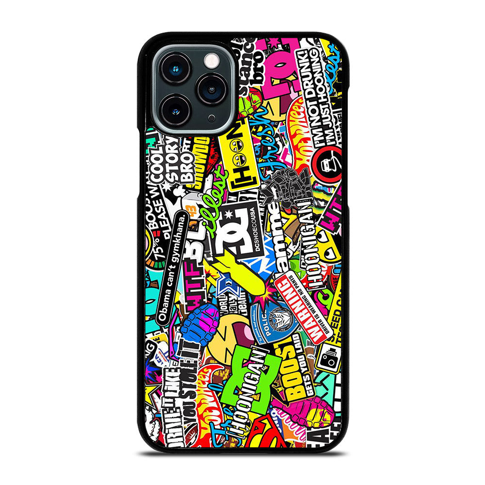DC STICKER BOMB 1 iPhone 11 Pro Case Cover