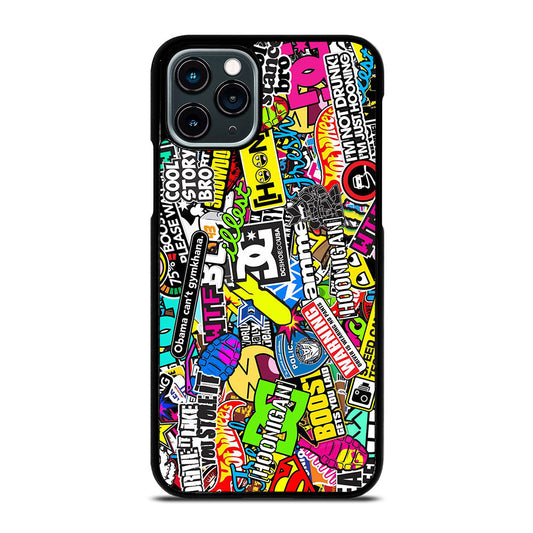 DC STICKER BOMB 1 iPhone 11 Pro Case Cover