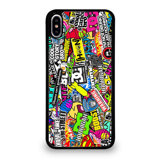 DC STICKER BOMB 1 iPhone XS Max Case Cover