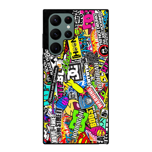 DC STICKER BOMB 1 Samsung Galaxy S22 Ultra Case Cover