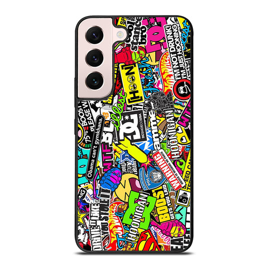 DC STICKER BOMB 1 Samsung Galaxy S22 Plus Case Cover