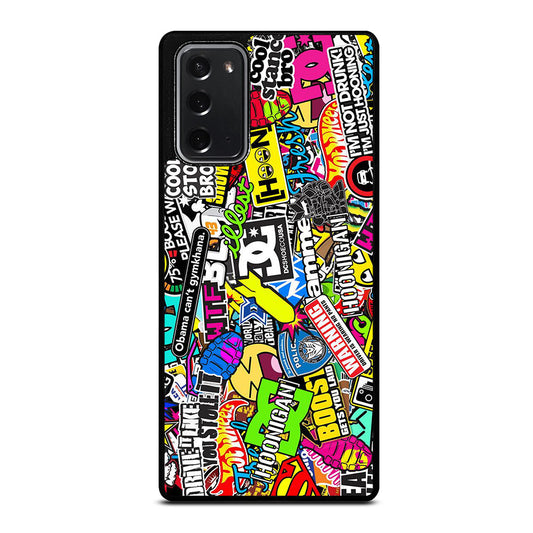DC STICKER BOMB 1 Samsung Galaxy Note 20 Case Cover