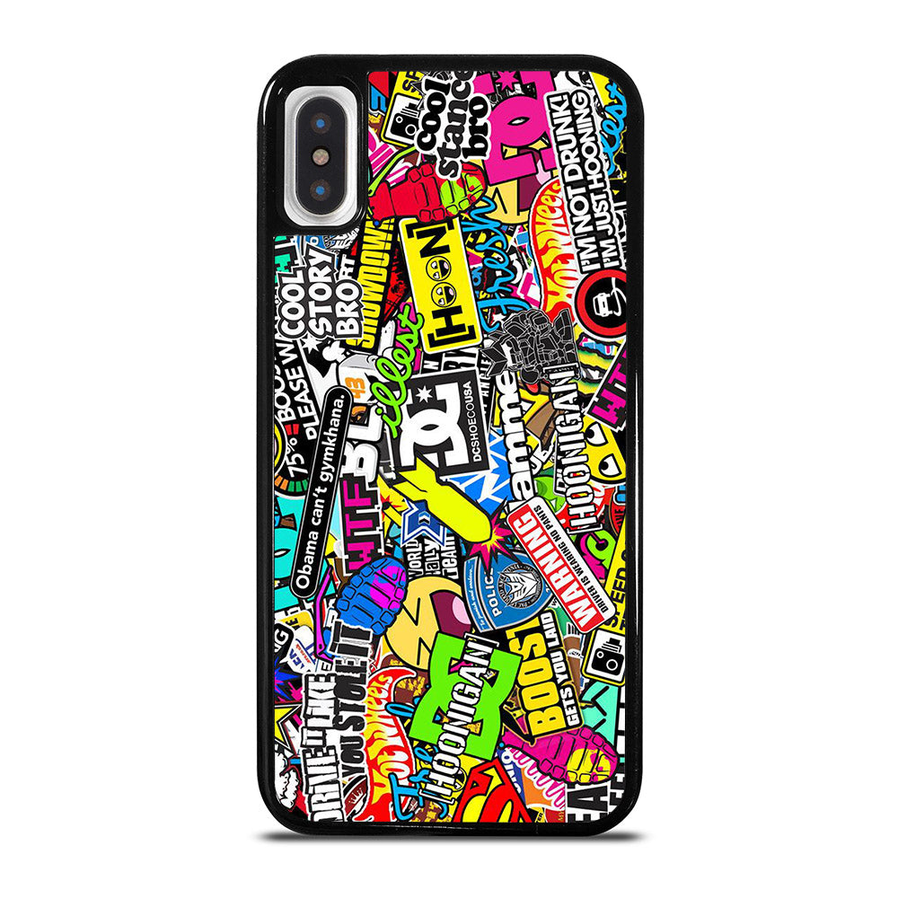 DC STICKER BOMB 1 iPhone X / XS Case Cover