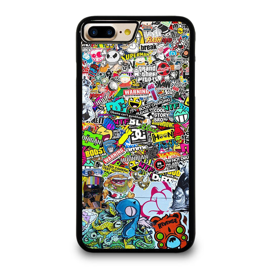 DC STICKER BOMB 2 iPhone 7 / 8 Plus Case Cover