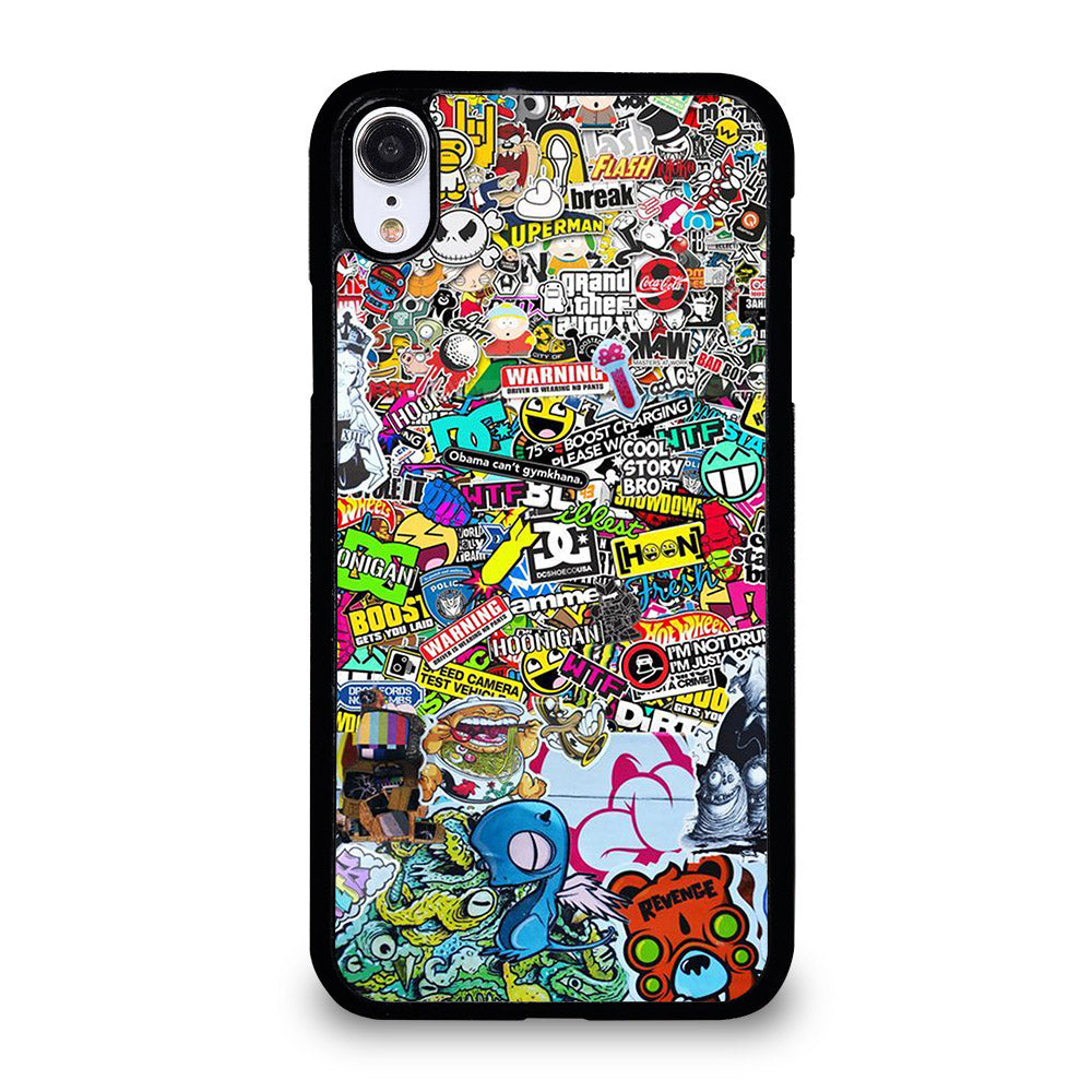 DC STICKER BOMB 2 iPhone XR Case Cover