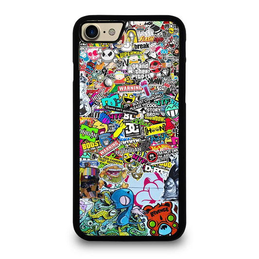 DC STICKER BOMB 2 iPhone 7 / 8 Case Cover