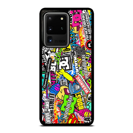 DC STICKER BOMB 1 Samsung Galaxy S20 Ultra Case Cover