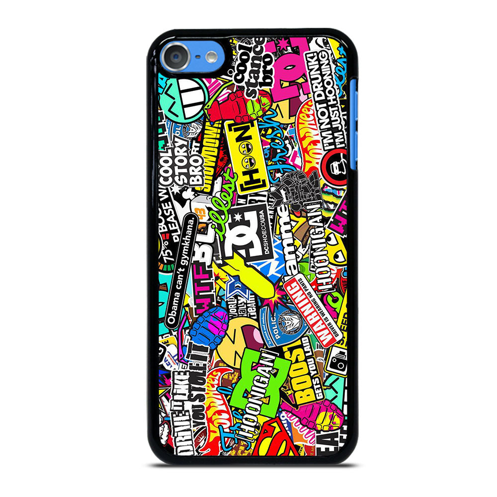DC STICKER BOMB 1 iPod Touch 7 Case Cover