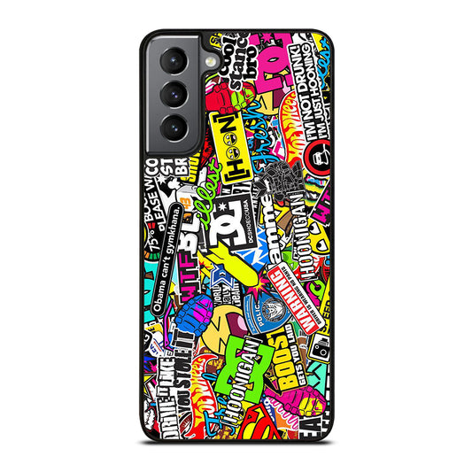 DC STICKER BOMB 1 Samsung Galaxy S21 Plus Case Cover