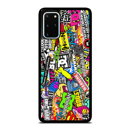 DC STICKER BOMB 1 Samsung Galaxy S20 Plus Case Cover