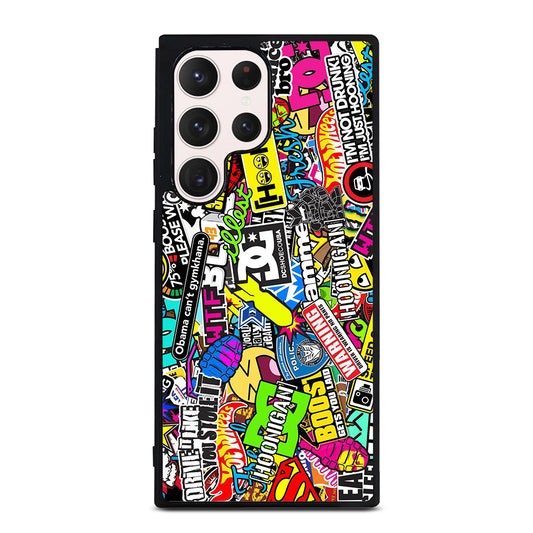 DC STICKER BOMB 1 Samsung Galaxy S23 Ultra Case Cover