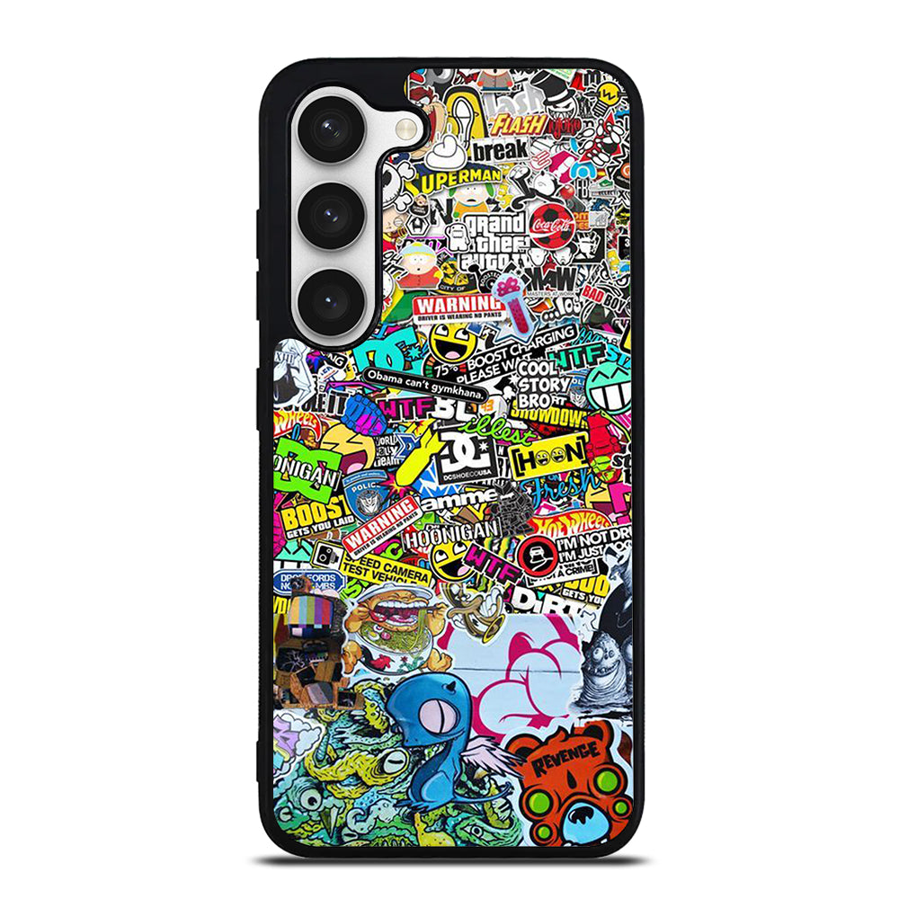 DC STICKER BOMB 2 Samsung Galaxy S23 Case Cover