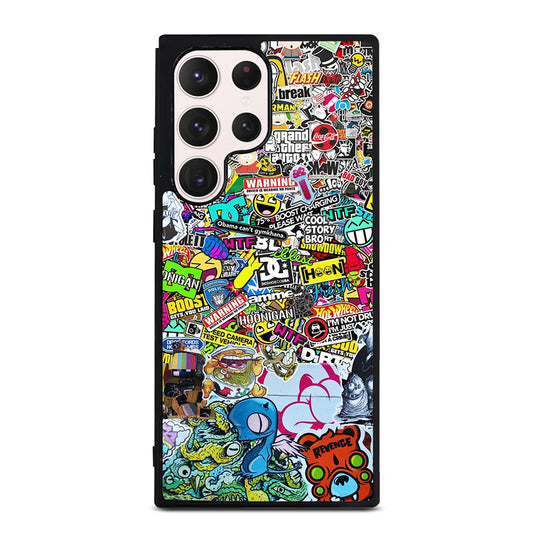 DC STICKER BOMB 2 Samsung Galaxy S23 Ultra Case Cover