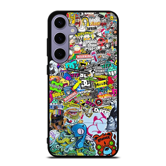 DC STICKER BOMB 2 Samsung Galaxy S24 Plus Case Cover
