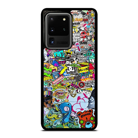 DC STICKER BOMB 2 Samsung Galaxy S20 Ultra Case Cover