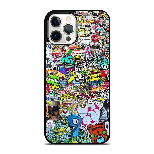 DC STICKER BOMB 2 iPhone 12 Pro Max Case Cover