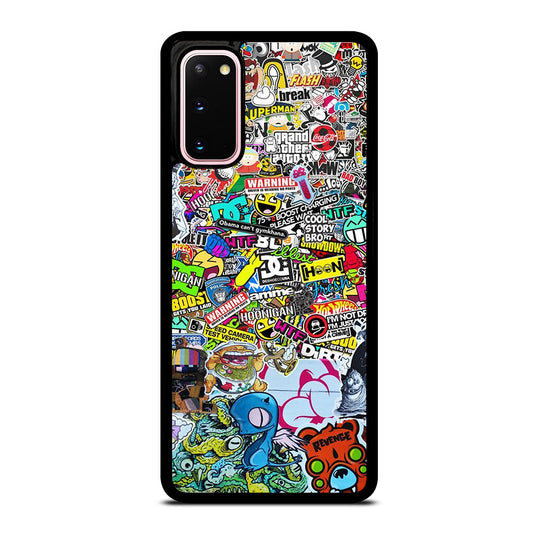 DC STICKER BOMB 2 Samsung Galaxy S20 Case Cover