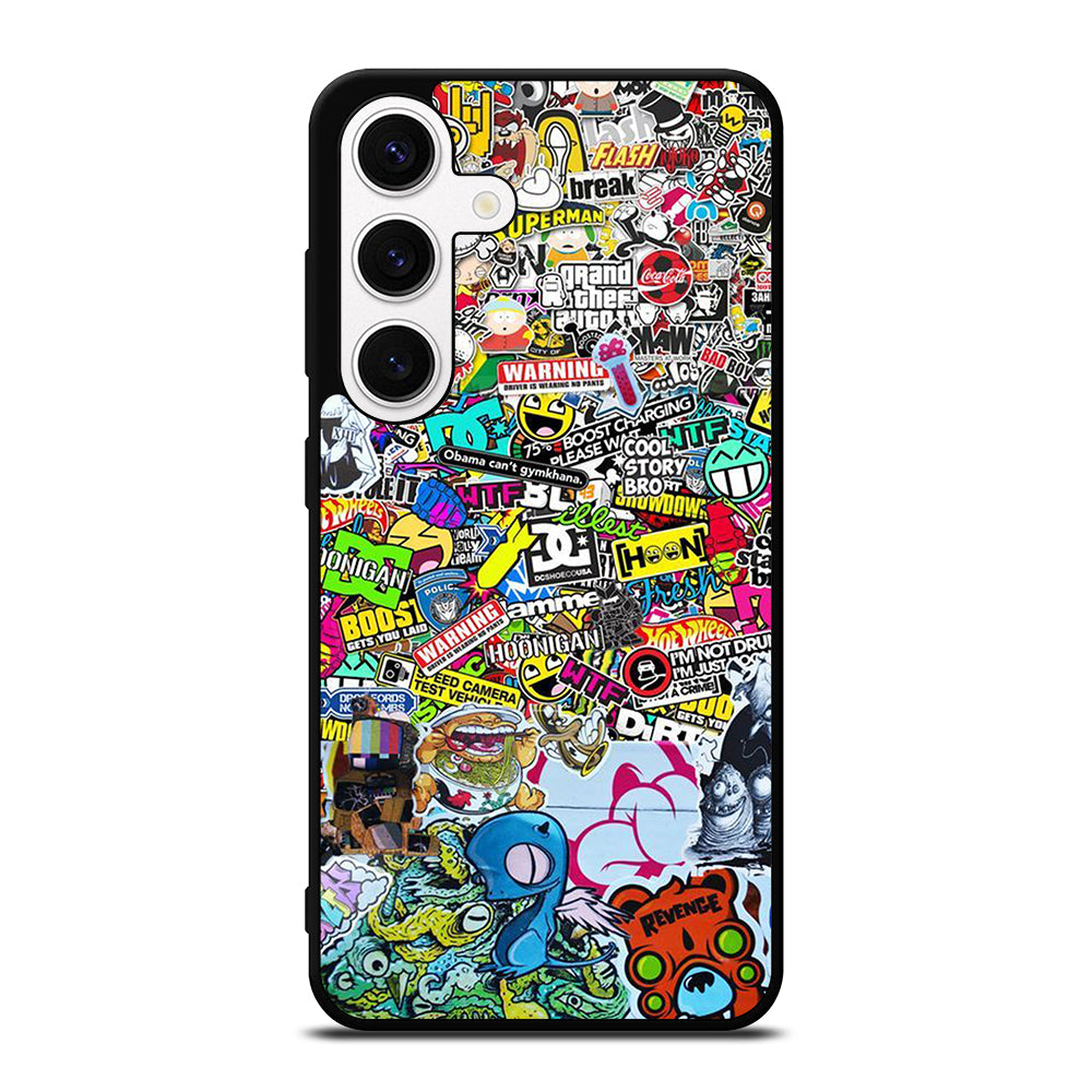DC STICKER BOMB 2 Samsung Galaxy S24 Case Cover