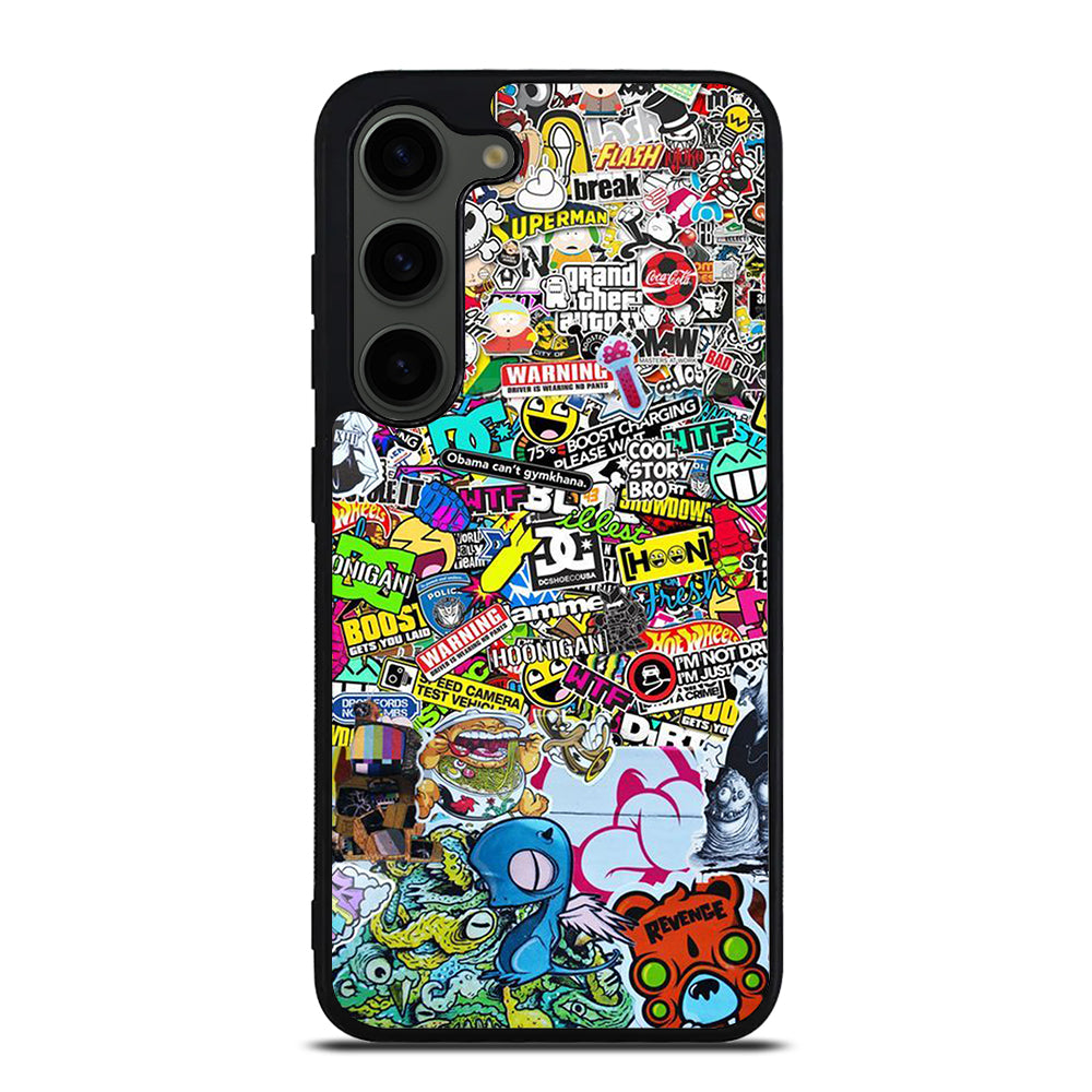 DC STICKER BOMB 2 Samsung Galaxy S23 Plus Case Cover