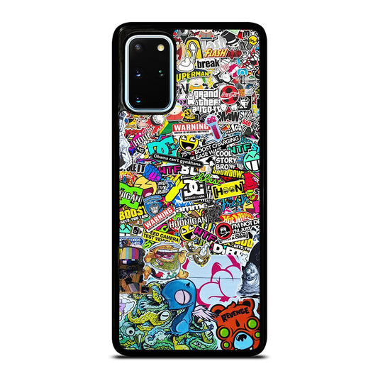 DC STICKER BOMB 2 Samsung Galaxy S20 Plus Case Cover