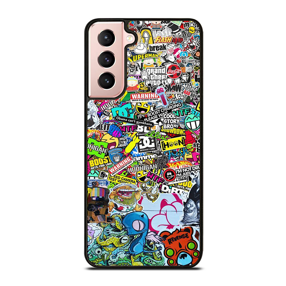 DC STICKER BOMB 2 Samsung Galaxy S21 Case Cover