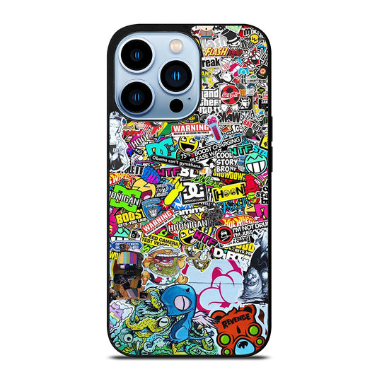 DC STICKER BOMB 2 iPhone 13 Pro Max Case Cover