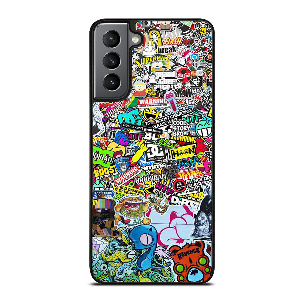 DC STICKER BOMB 2 Samsung Galaxy S21 Plus Case Cover