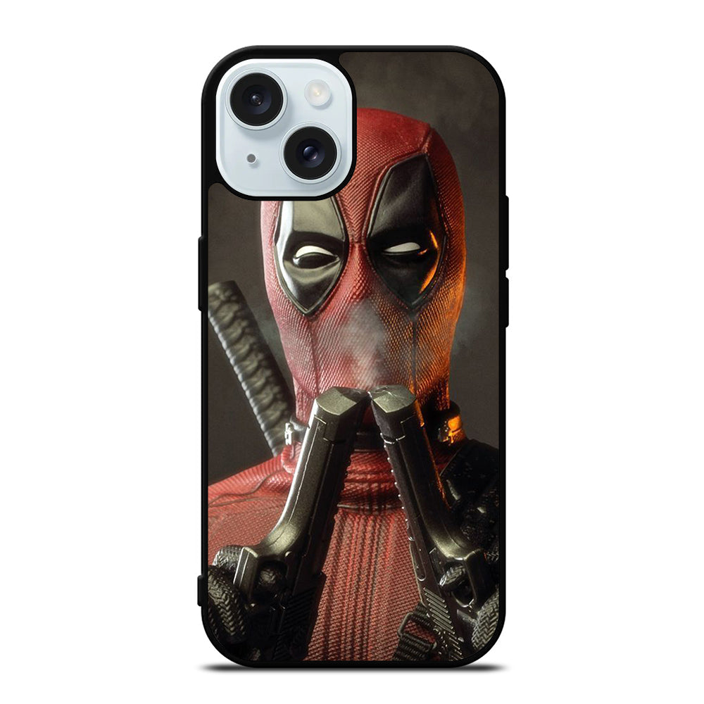 DEADPOOL MARVEL SUPERHERO iPhone 15 Case Cover