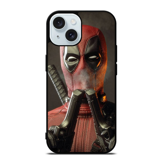 DEADPOOL MARVEL SUPERHERO iPhone 15 Case Cover