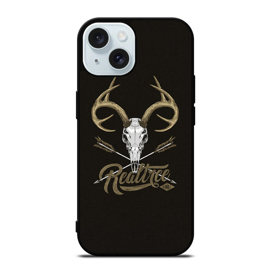 DEER HUNTING SKULL iPhone 15 Case Cover