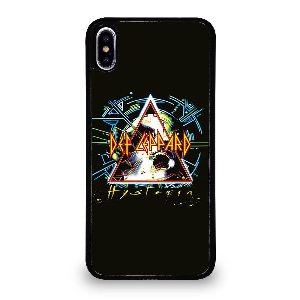DEF LEPPARD BLACK LOGO iPhone XS Max Case Cover