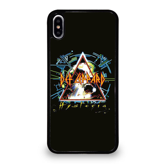 DEF LEPPARD BLACK LOGO iPhone XS Max Case Cover