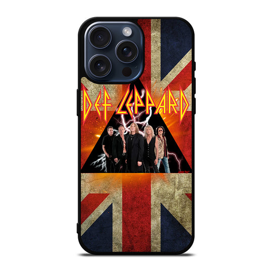DEF LEPPARD BAND iPhone 15 Pro Max Case Cover