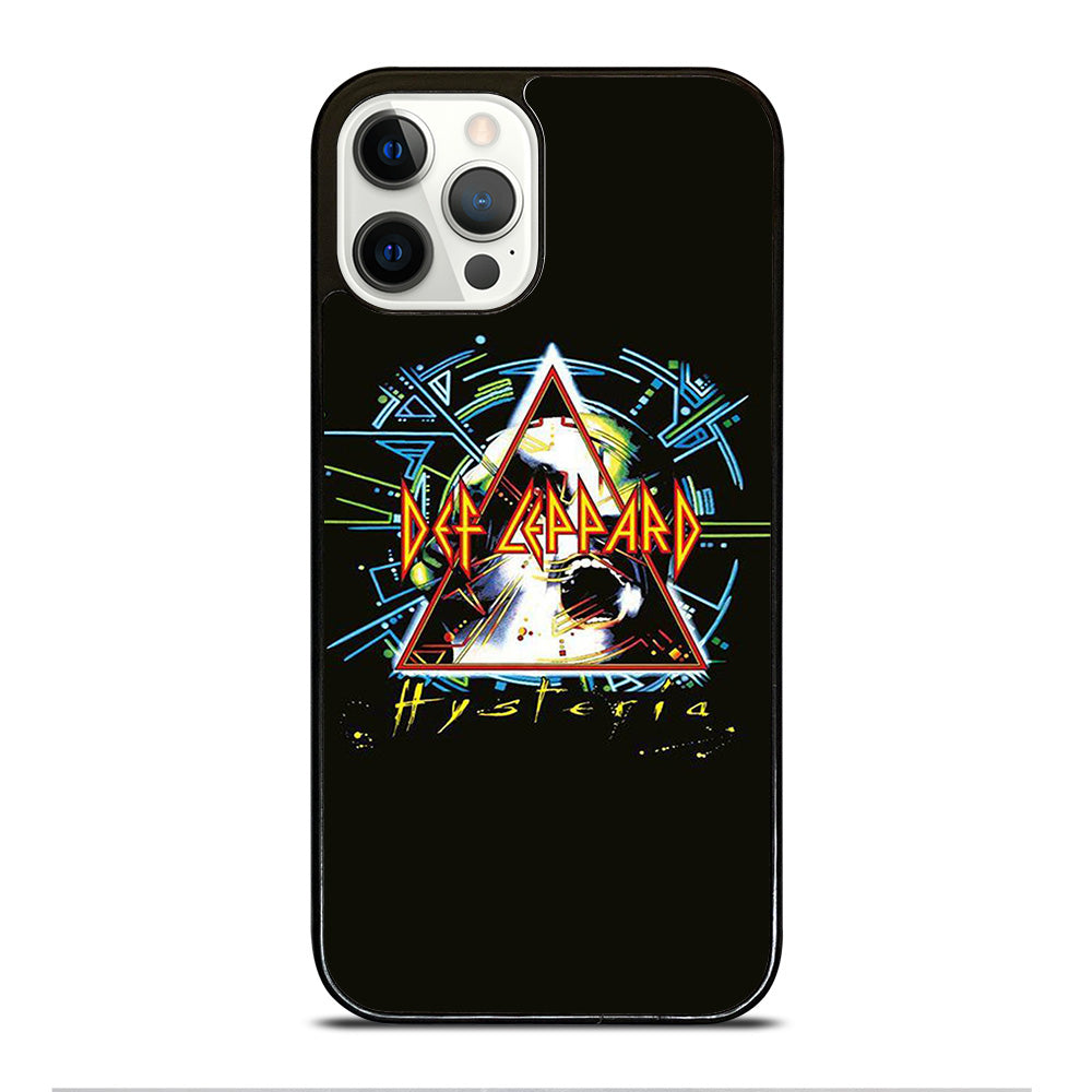 DEF LEPPARD BLACK LOGO iPhone 12 Pro Case Cover