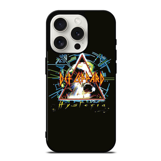 DEF LEPPARD BLACK LOGO iPhone 15 Pro Case Cover