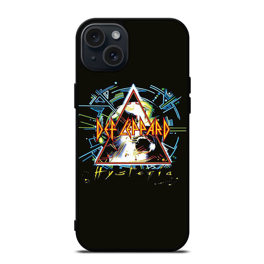 DEF LEPPARD BLACK LOGO iPhone 15 Plus Case Cover